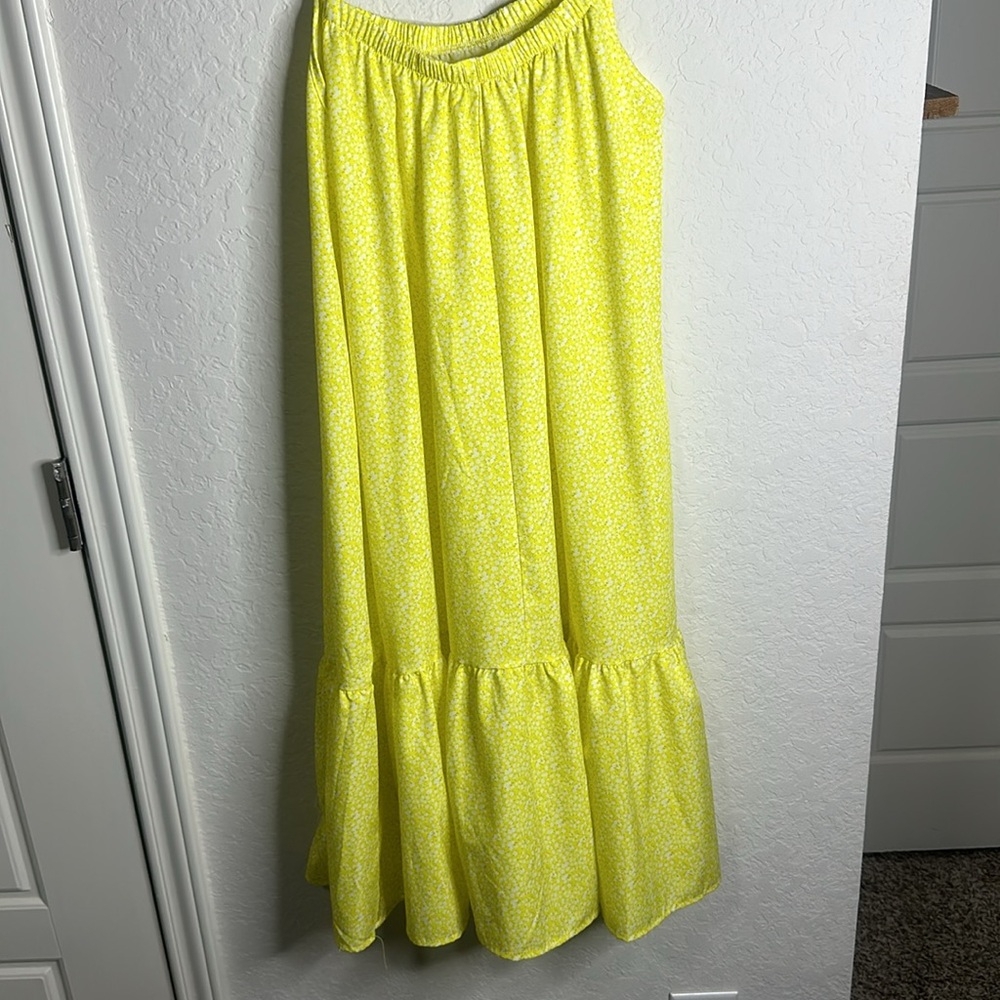 Boutique Full Size Printed Sleeveless Mini Cami Women’s Floral Dress Sz S - Picture 6 of 8